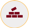 icon of laying bricks